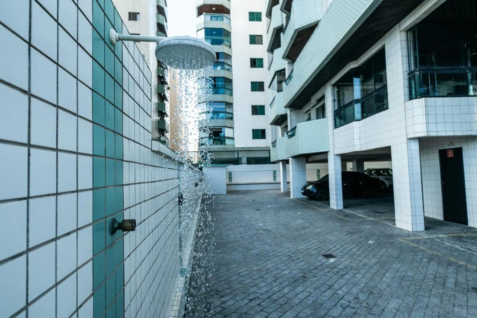 Frente Vista Mar Com Varanda Wi Fi 300Mbps E 10M Da Praia Da Tupi - Estacionamento Gratuito プライア・グランデ エクステリア 写真